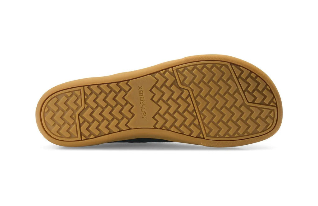 Xero Shoes - Dillon Canvas - Women Black / Gum - Lonetas de cordones barefoot negras para mujer