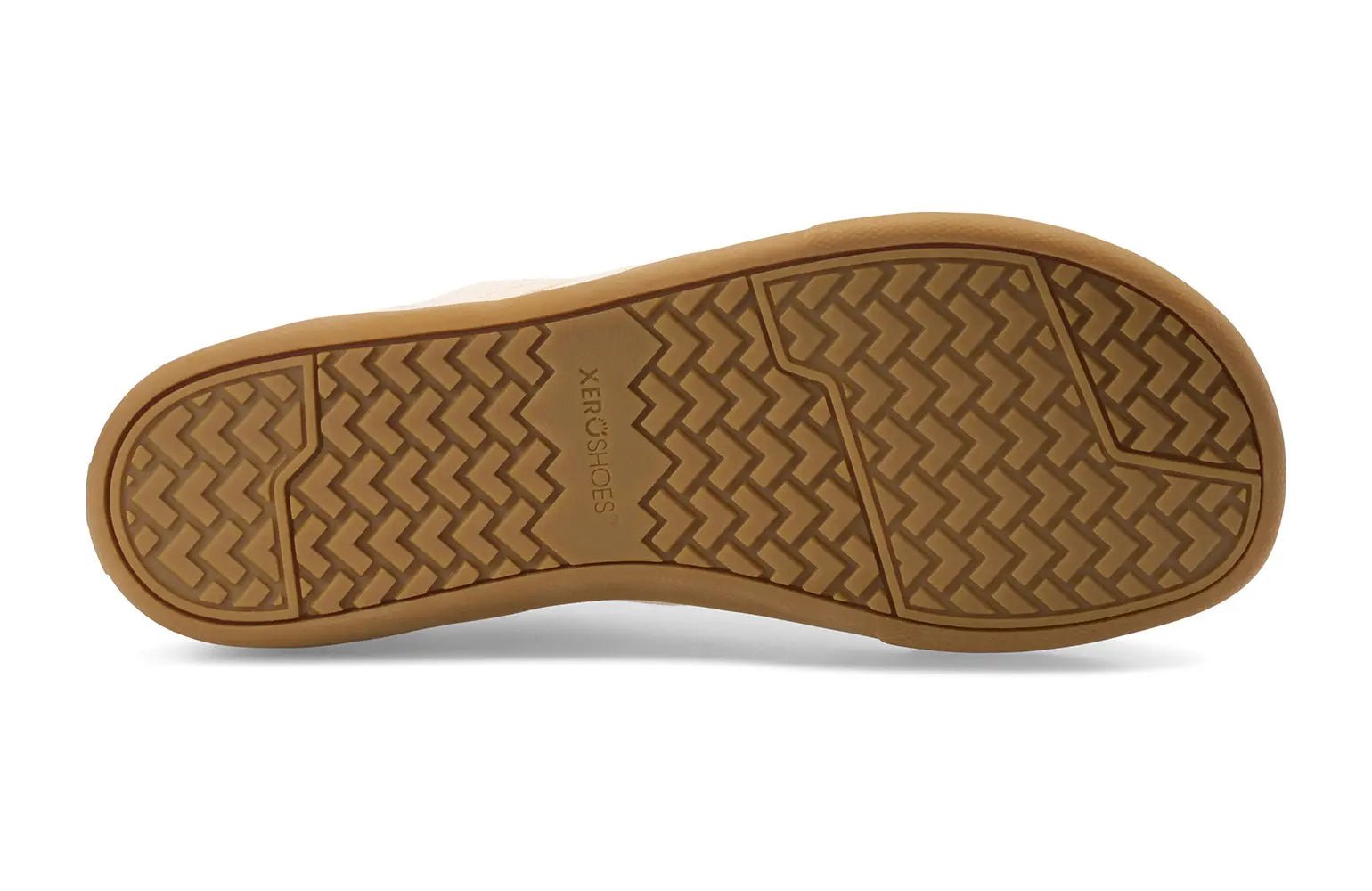 Xero Shoes - Dillon Canvas - Women Natural / Gum - Lonetas de cordones barefoot beige de mujer