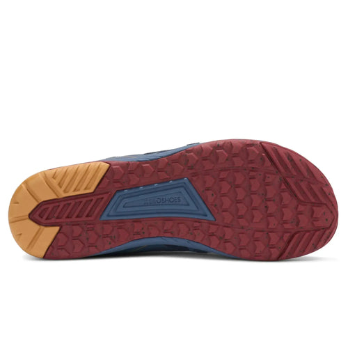 Xero Shoes - HFS II Indigo Vintage/Ocre Rouge Homme - Chaussures barefoot pour le running