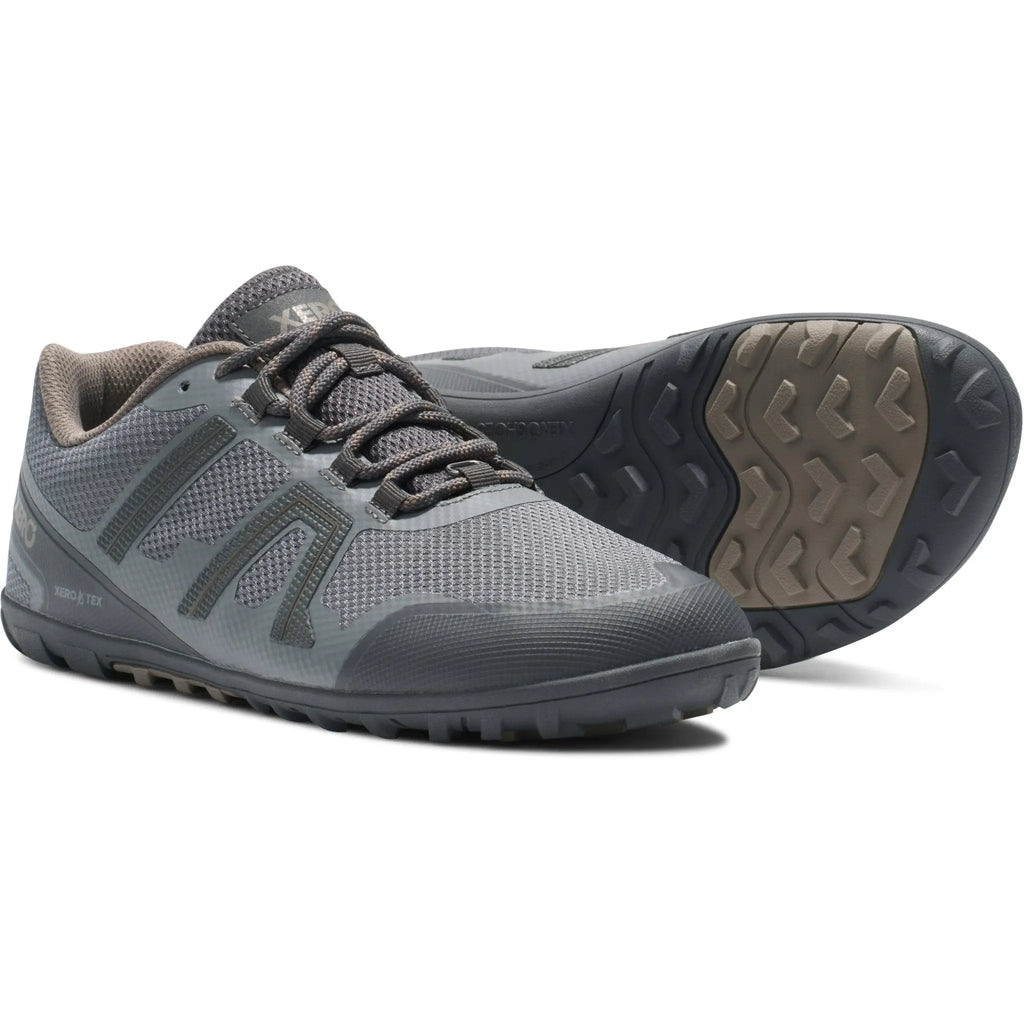 Xero Shoes - Mesa Trail WP - Homme gris acier-asphalte - Chaussures Barefoot pour Trail