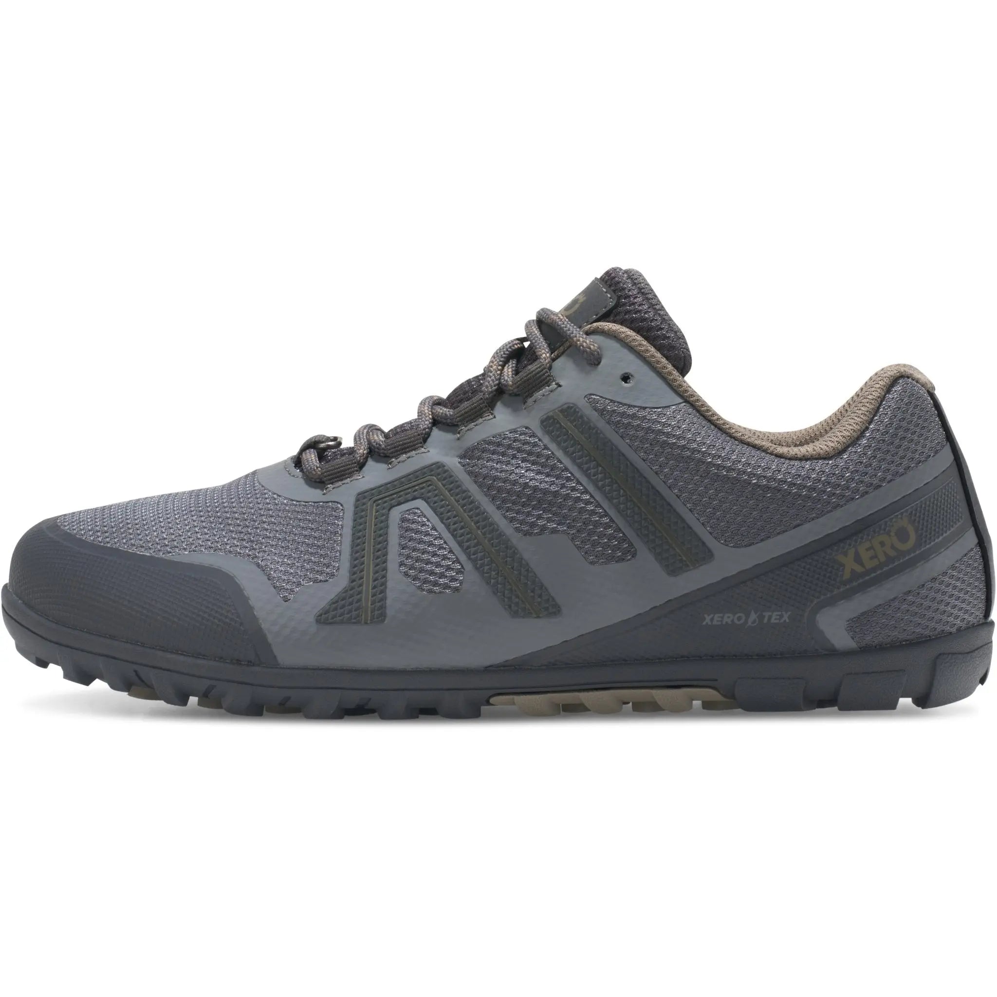 Xero Shoes - Mesa Trail WP - Men steel-gray-asphalt - Deportivas Barefoot para Trail grises para hombre