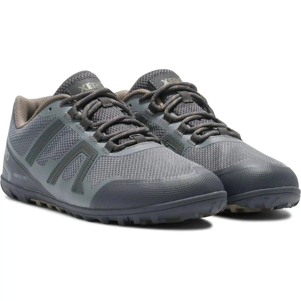 Xero Shoes - Mesa Trail WP - Homme gris acier-asphalte - Chaussures Barefoot pour Trail