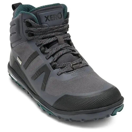 Xero Shoes - Scrambler Mid II WP - Femme asphalte-mer-mousse - Bottine de Trekking Barefoot Imperméable et Ultralégère