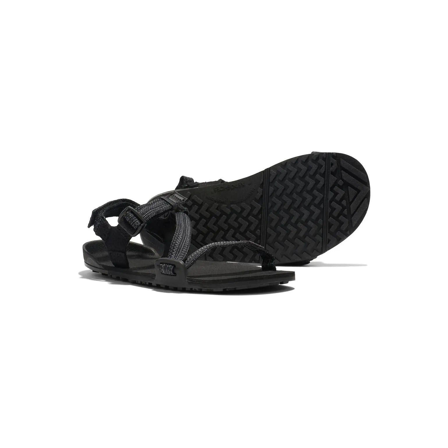 Xero Shoes - Z-Trail - Big Kids black-multi-black - Sandalias Barefoot para Trail, Hiking y Recuperación negras para niños