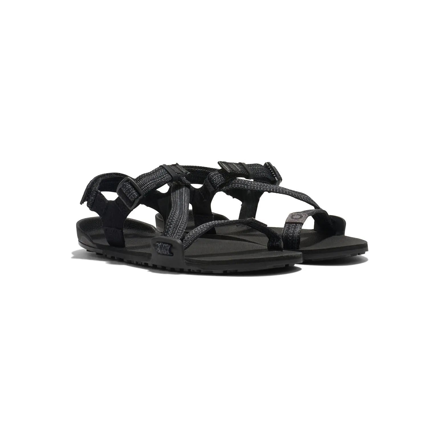 Xero Shoes - Z-Trail - Big Kids black-multi-black - Sandalias Barefoot para Trail, Hiking y Recuperación negras para niños