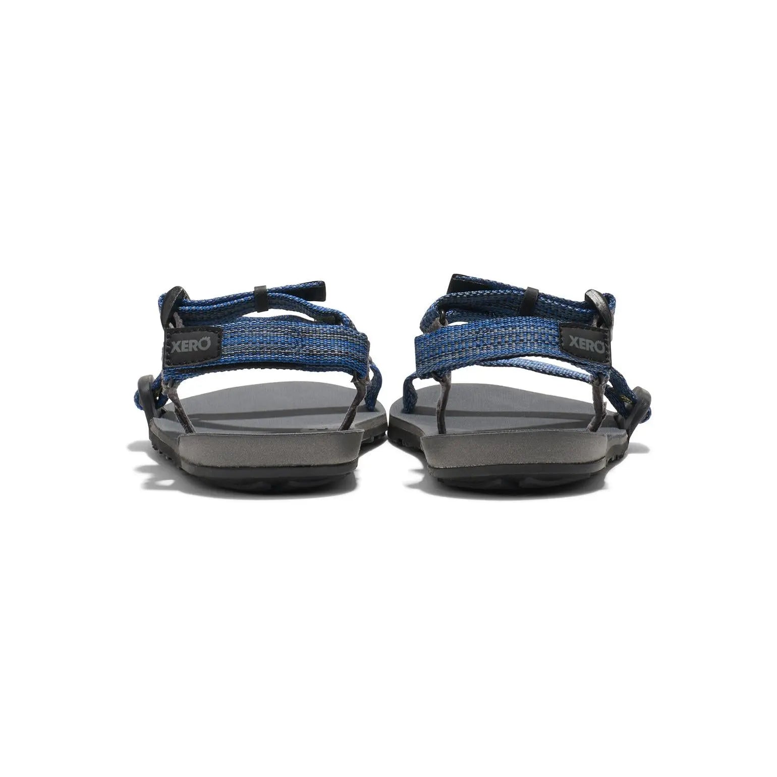 Xero Shoes - Z-Trail - Big Kids charcoal-multi-blue - Sandalias Barefoot para Trail, Hiking y Recuperación azules para niños