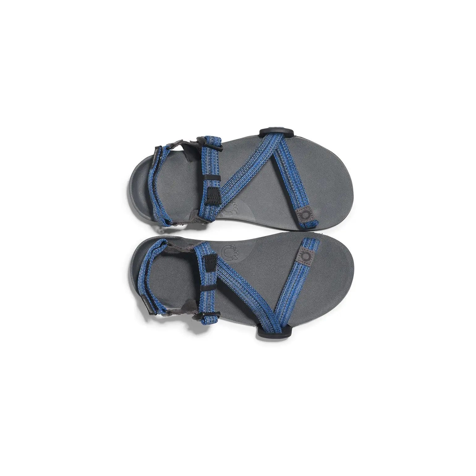 Xero Shoes - Z-Trail - Big Kids charcoal-multi-blue - Sandalias Barefoot para Trail, Hiking y Recuperación azules para niños