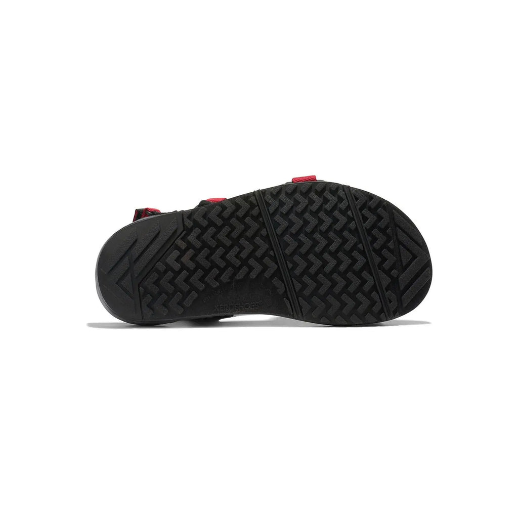 Xero Shoes - Z-Trail - Enfants (grand) anthracite-rouge-poivre - Sandales Barefoot pour Trail, Randonnée et Récupération