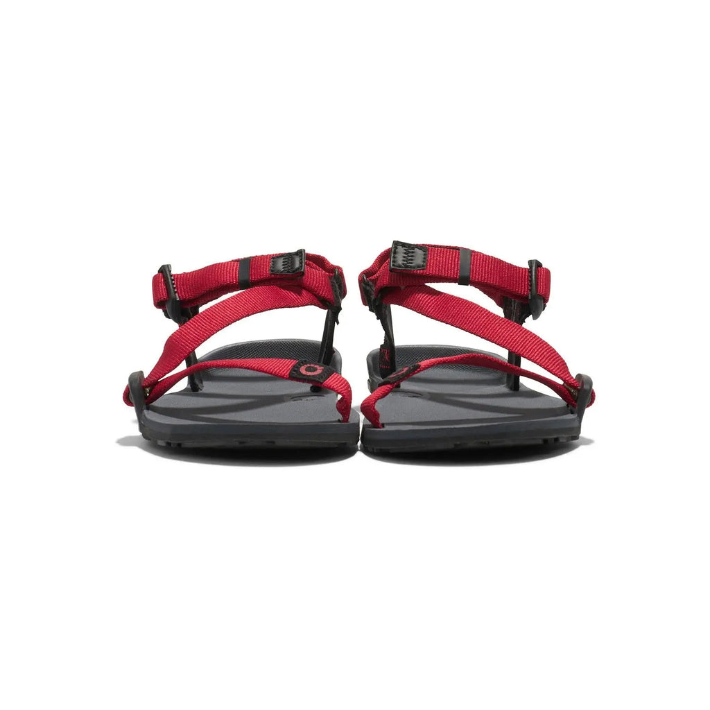 Xero Shoes - Z-Trail - Enfants (grand) anthracite-rouge-poivre - Sandales Barefoot pour Trail, Randonnée et Récupération
