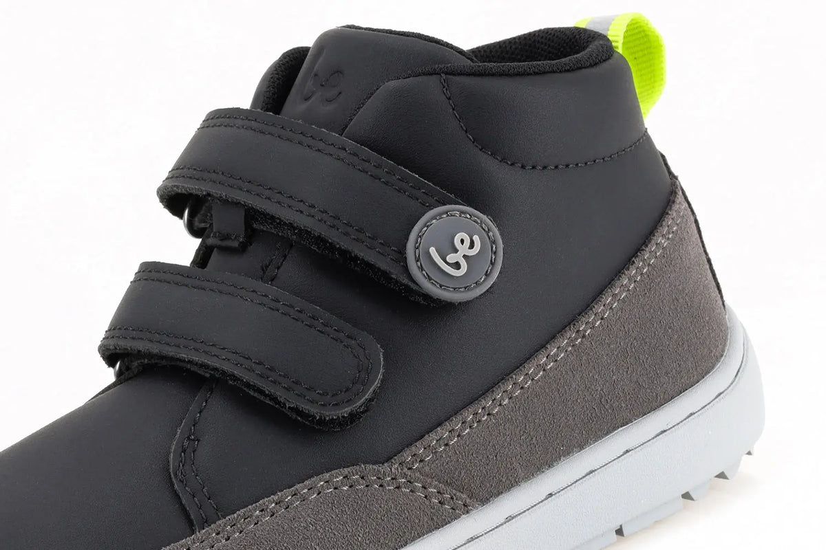 Zapatos para niño barefoot Be Lenka Elio Kids - Black & Grey  Cacles Barefoot