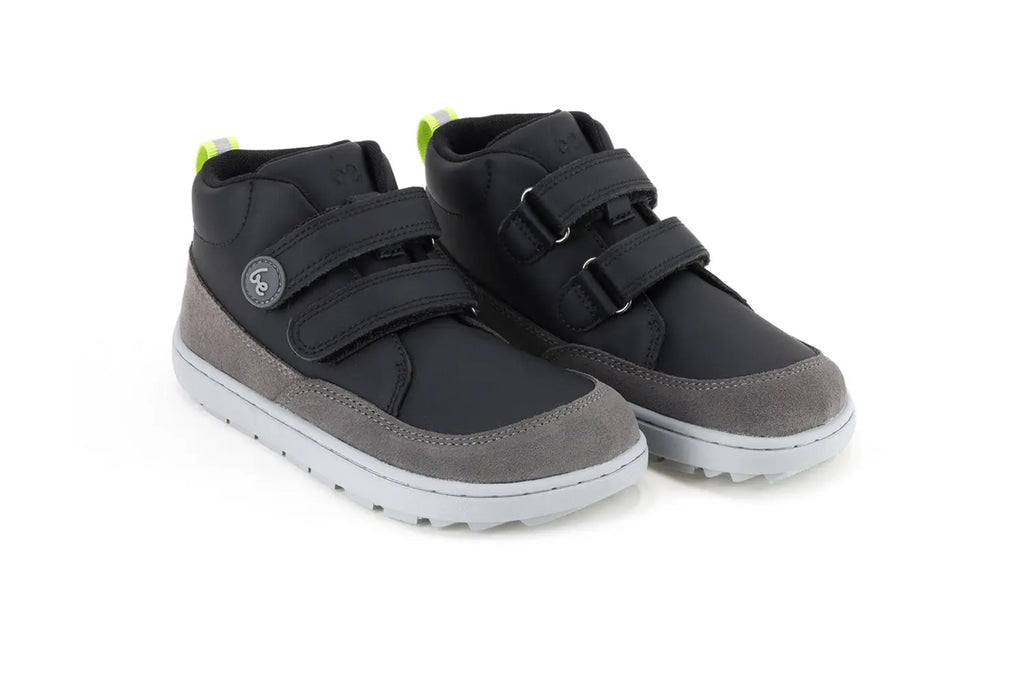 Zapatos para niño barefoot Be Lenka Elio Kids - Black & Grey  Cacles Barefoot