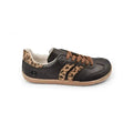 Coqueflex - Black Leopard - Zapatillas barefoot negras con animal print mujer