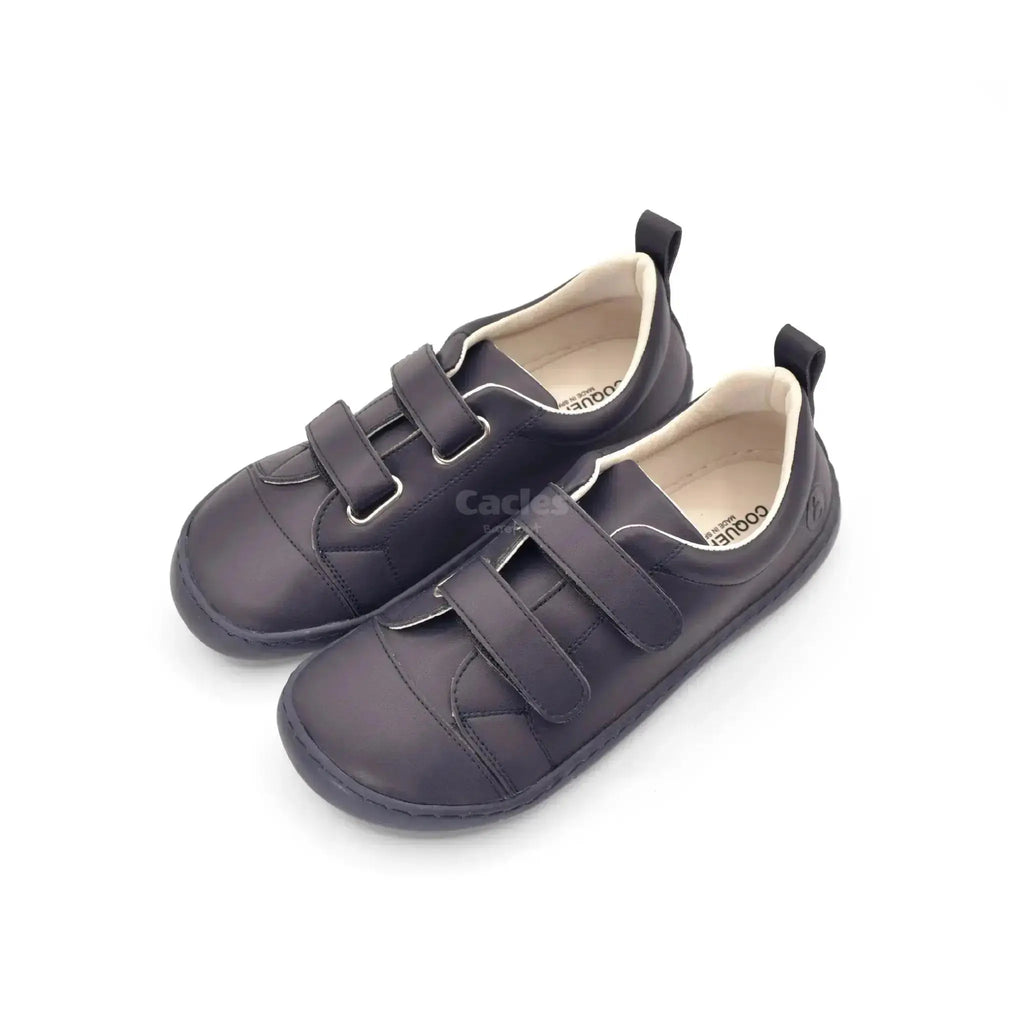 Coqueflex - Iker Azul Marino - Zapatos colegiales barefoot infantiles