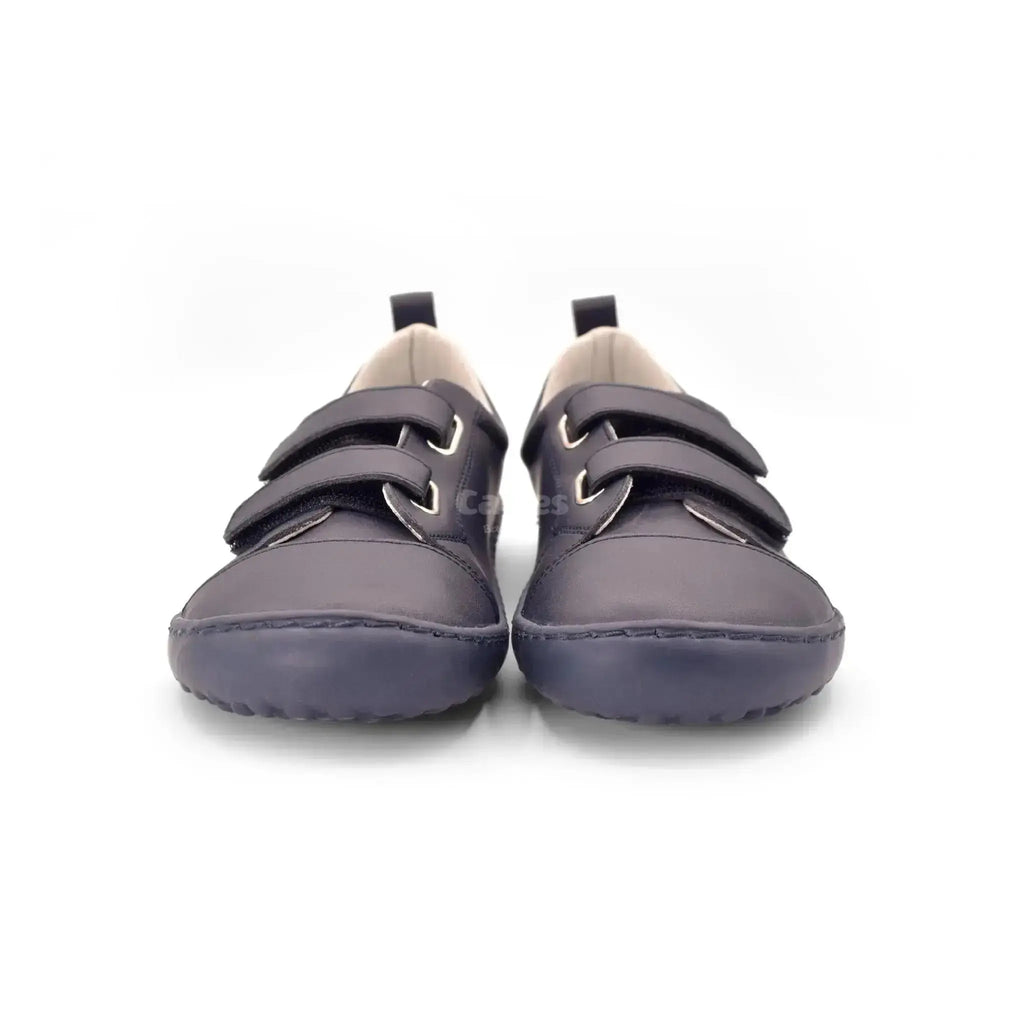 Coqueflex - Iker Azul Marino - Zapatos colegiales barefoot infantiles