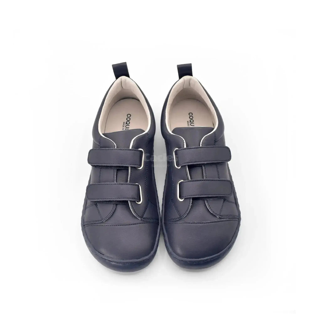 Coqueflex - Iker Azul Marino - Zapatos colegiales barefoot infantiles