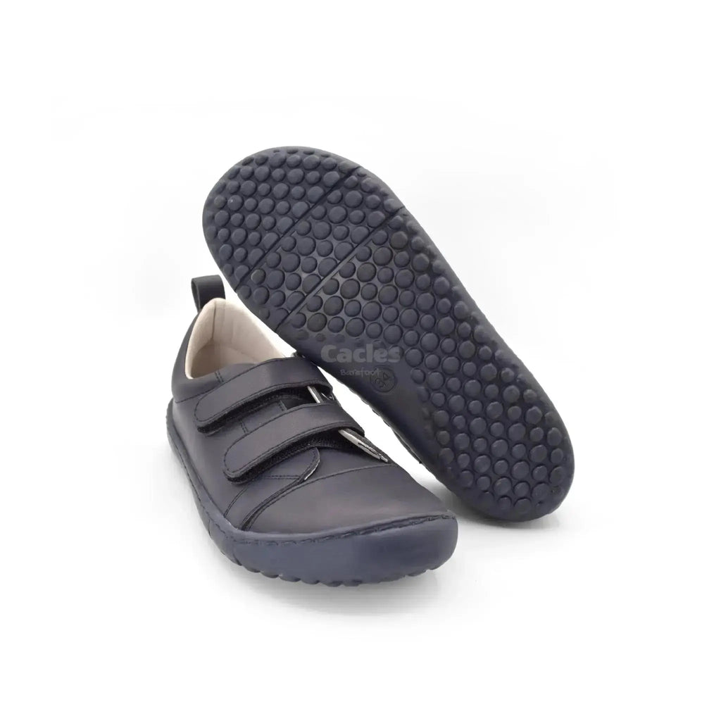 Coqueflex - Iker Azul Marino - Zapatos colegiales barefoot infantiles