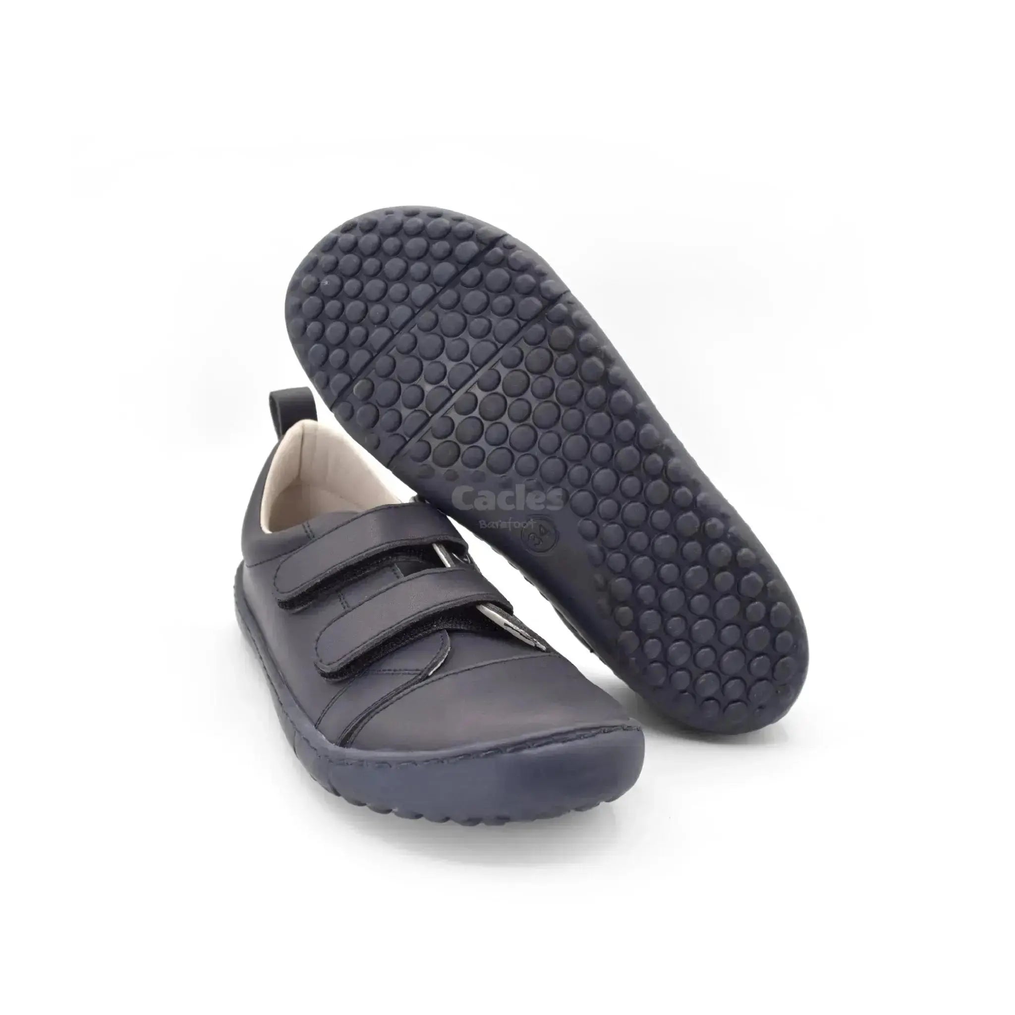 Coqueflex - Iker Azul Marino - Zapatos colegiales barefoot infantiles