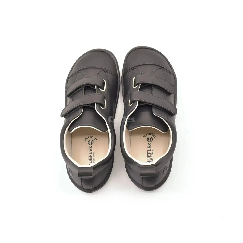 Coqueflex - Iker Negro - Zapatos colegiales barefoot infantiles