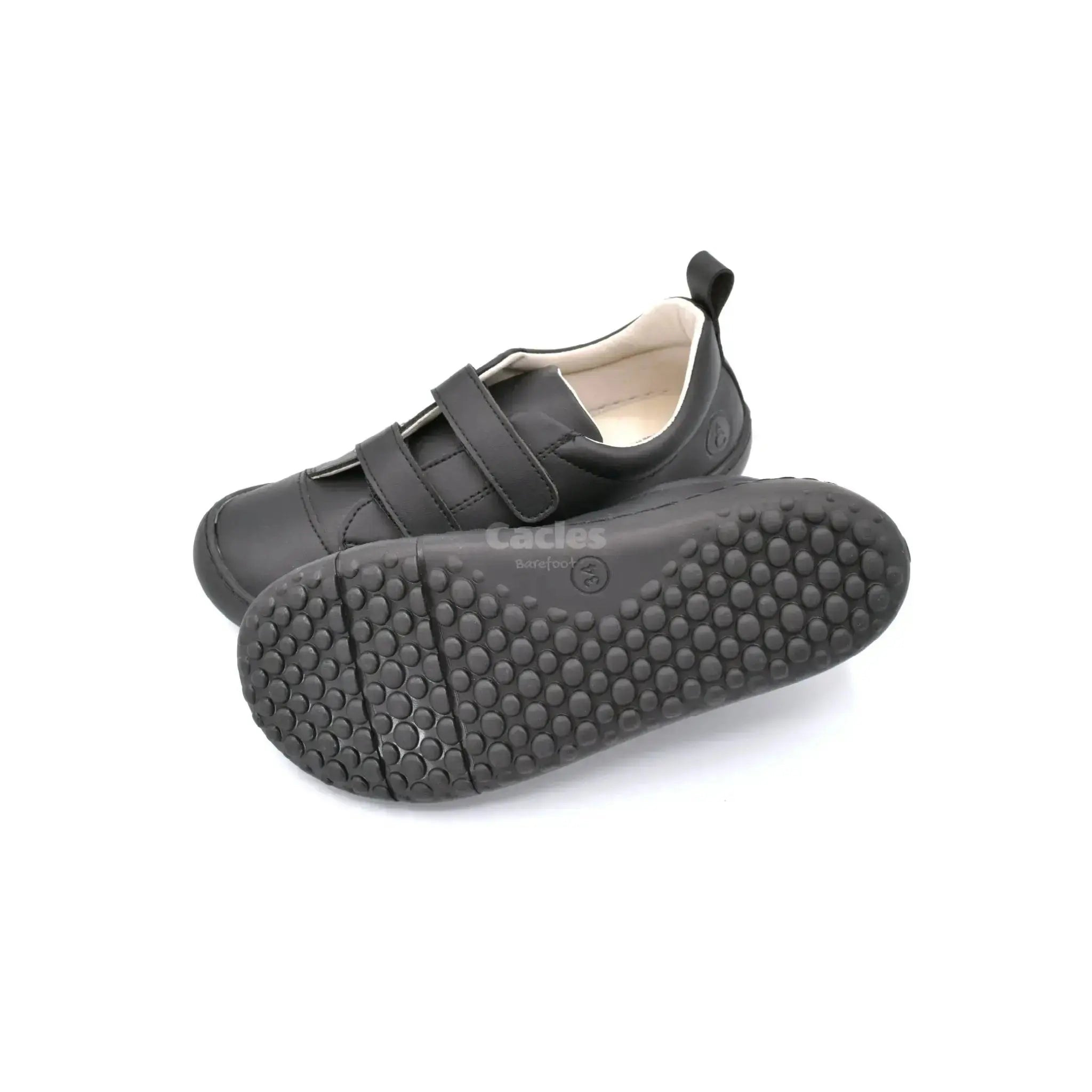 Coqueflex - Iker Negro - Zapatos colegiales barefoot infantiles