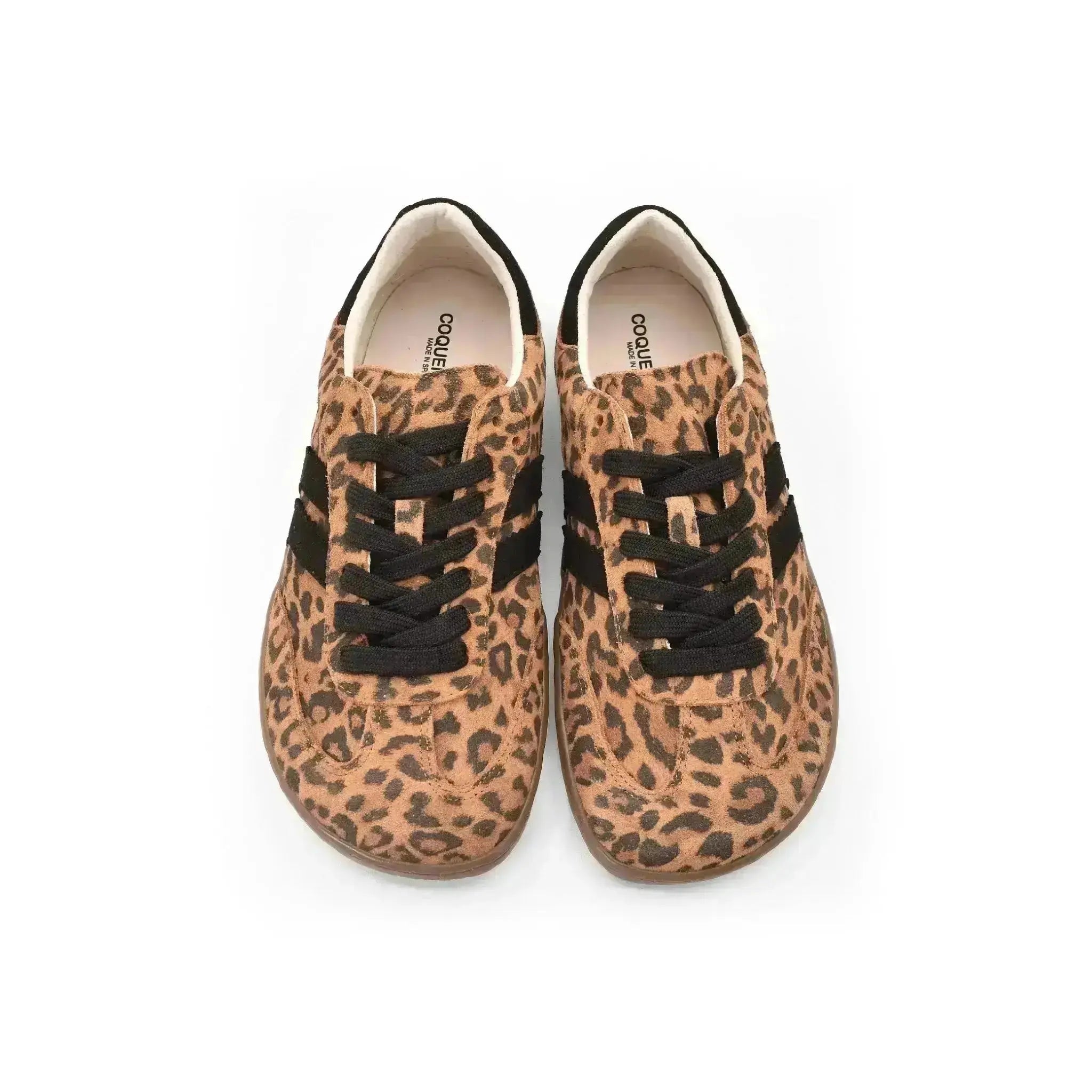 Coqueflex - Whiskey Leopard - Zapatillas barefoot de leopardo para mujer