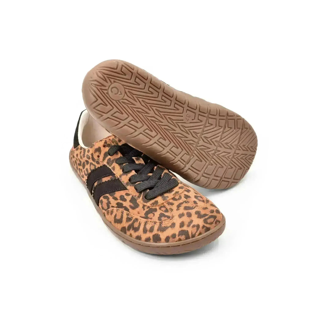 Coqueflex - Whiskey Leopard - Zapatillas barefoot de leopardo para mujer