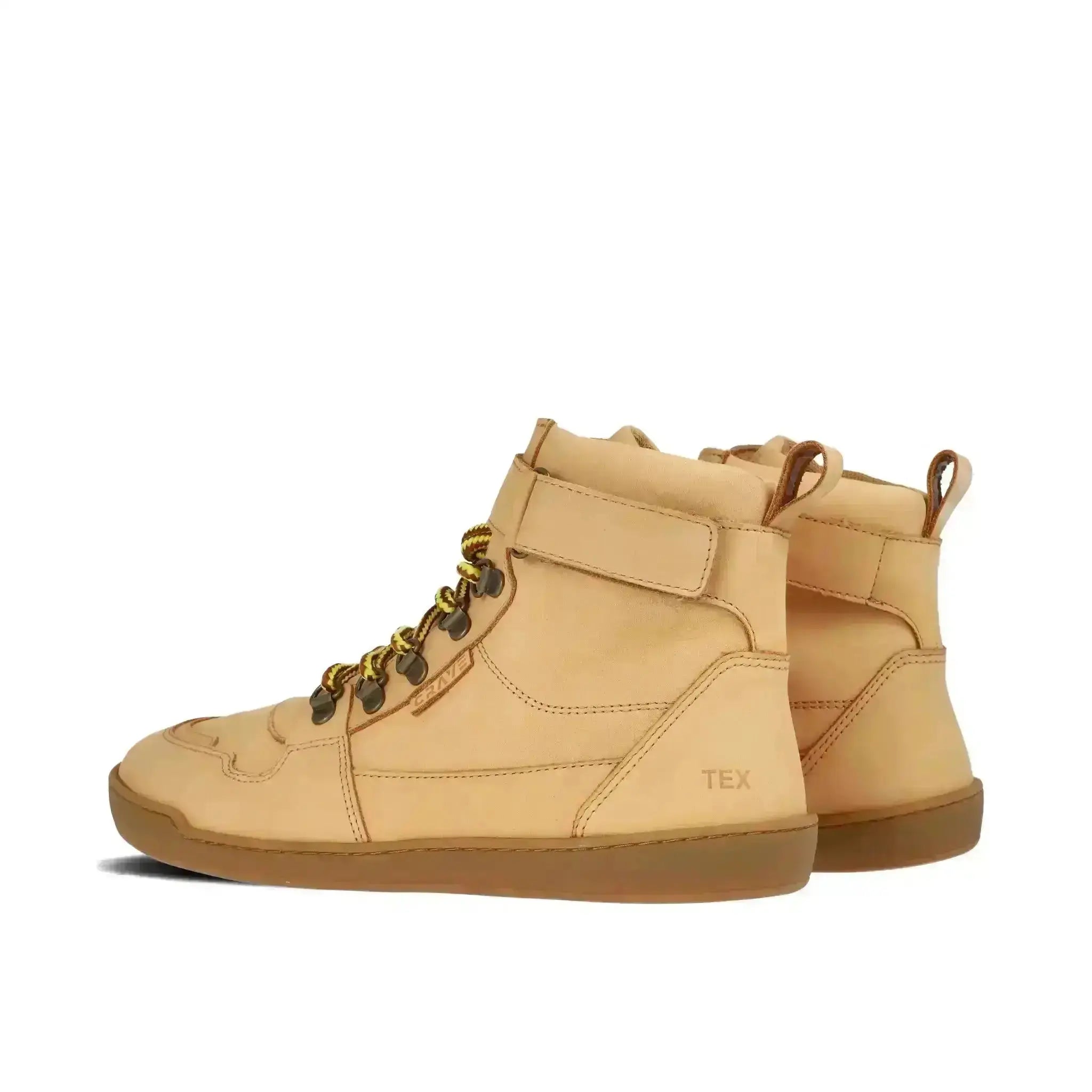Crave - Glasgow 2.0 Cognac - botas barefoot con membrana unisex marrones