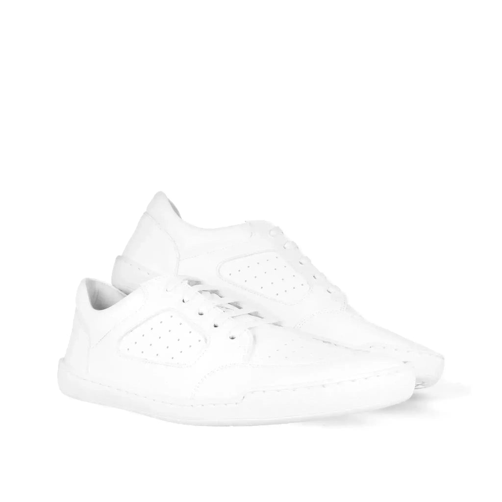 Crave - Medellin White - zapatillas barefoot unisex veganas blancas