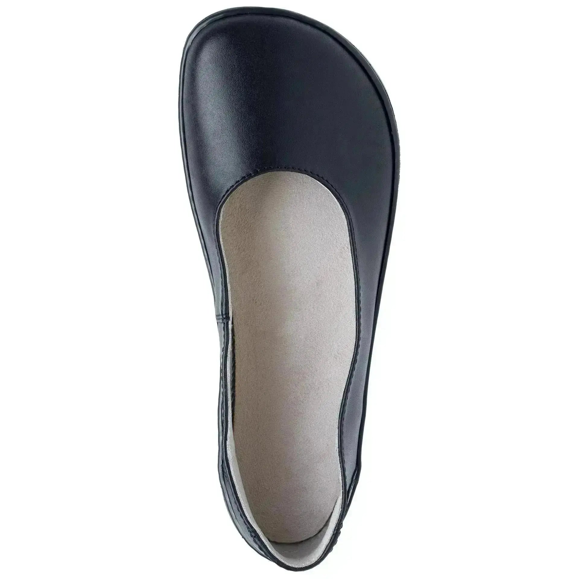 Fare Bare Ballerinas Black - Bailarinas barefoot de cuero para mujer negras