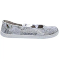 Fare Bare Ballerinas Silver White - Bailarinas barefoot de cuero para mujer plateadas