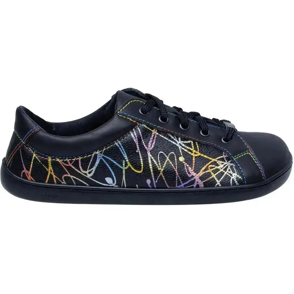 Fare Bare - Elegant Black Limited Edition - Zapatillas barefoot de piel para mujer negras