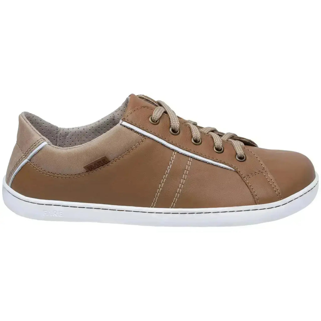 Fare Bare - Elegant Brown - Zapatillas barefoot de piel unisex marrones