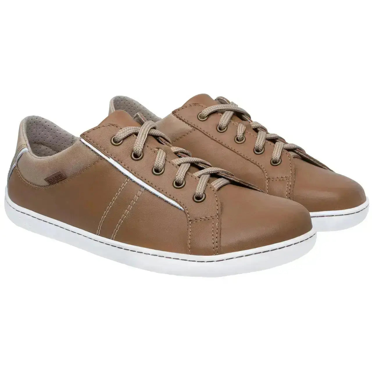 Fare Bare - Elegant Brown - Zapatillas barefoot de piel unisex marrones