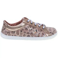 Fare Bare - Elegant Flowers Apricot Limited Edition - Zapatillas barefoot de piel de mujer