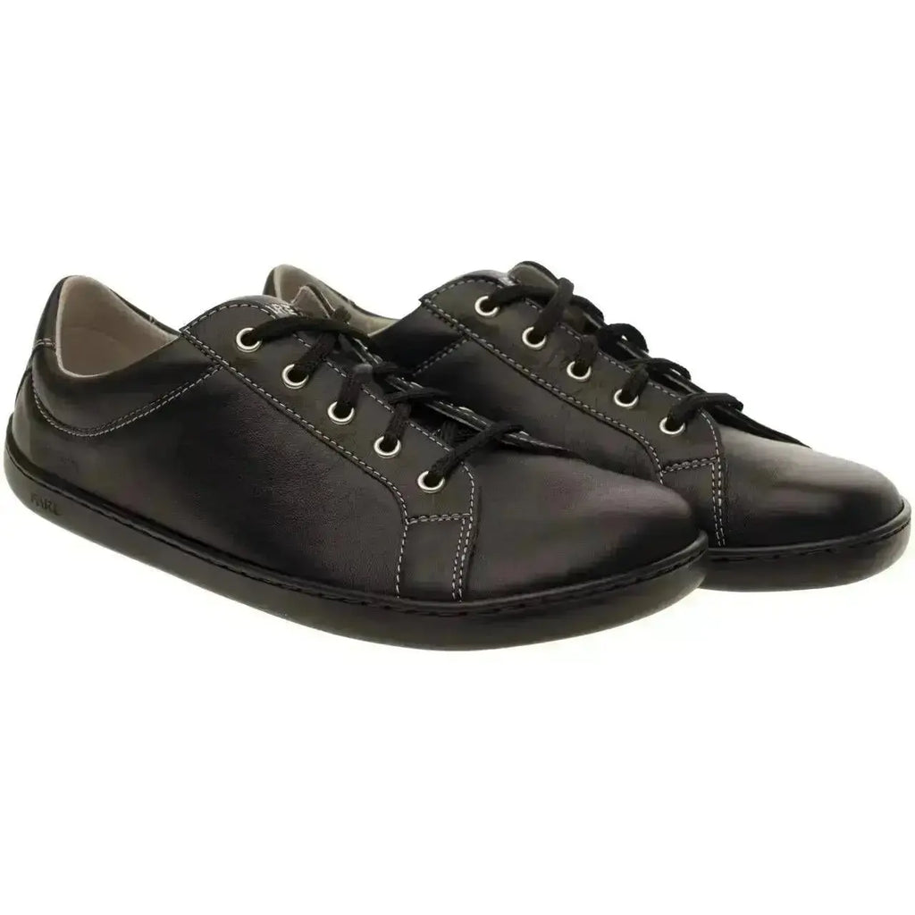 Fare Bare - Elegant Lugo Black - Zapatillas barefoot de piel unisex negras