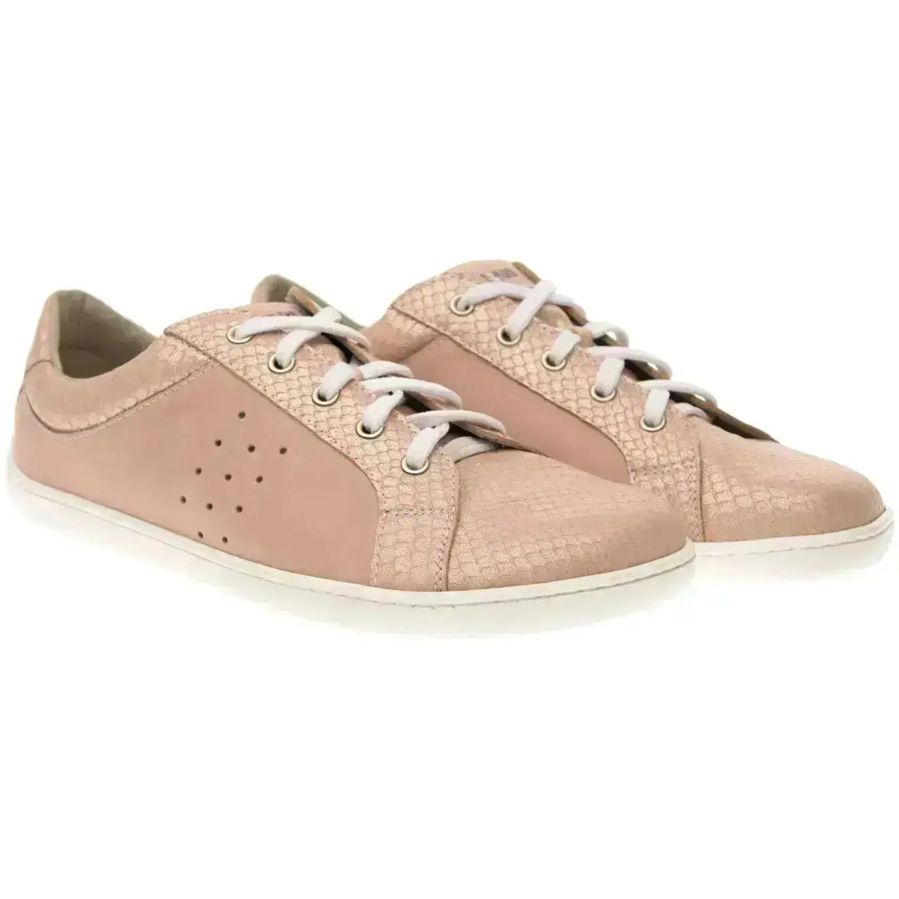 Fare Bare - Elegant Marbela Pink - Zapatillas barefoot de piel para mujer