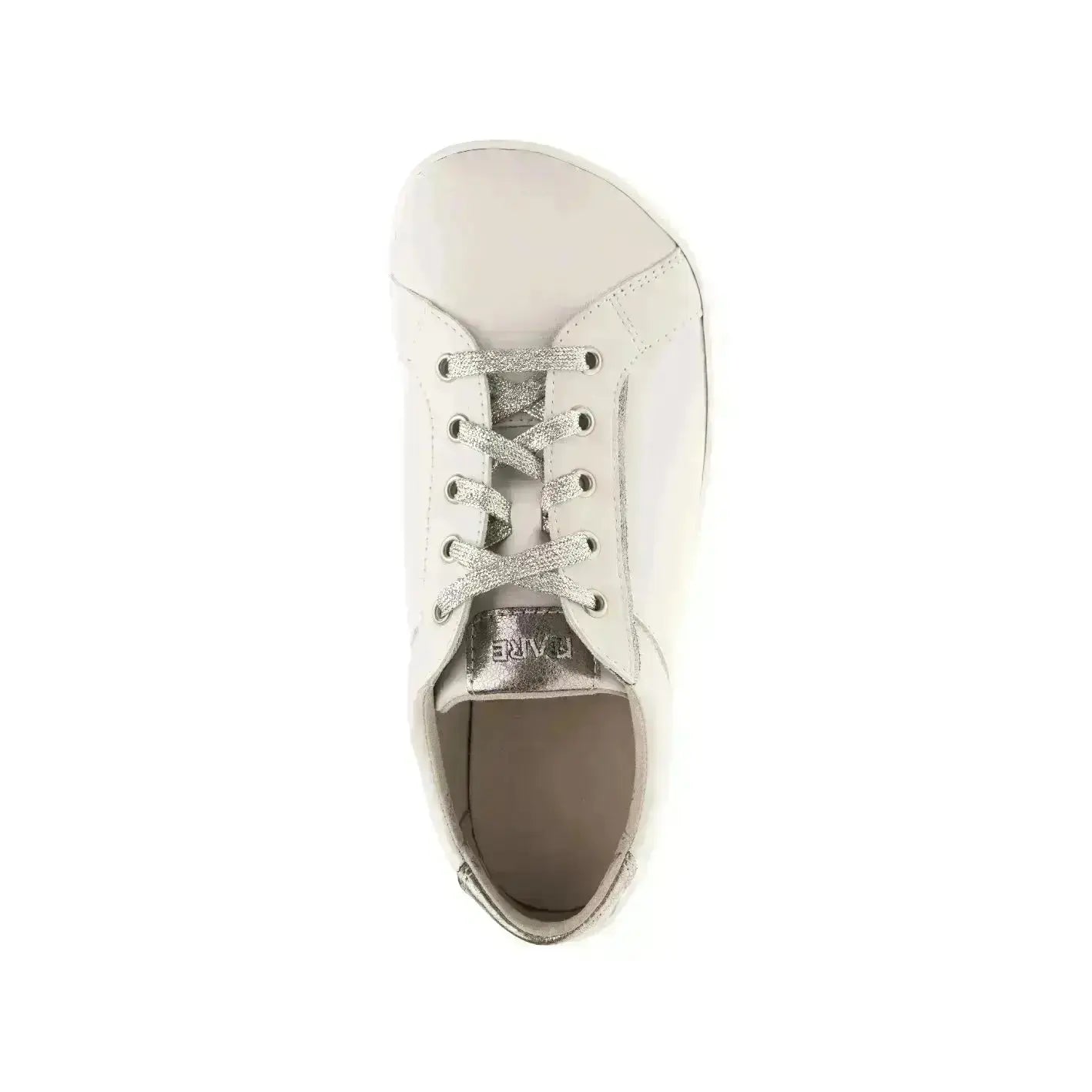 Fare Bare - Elegant Sella White - Zapatillas barefoot de piel para mujer blancas