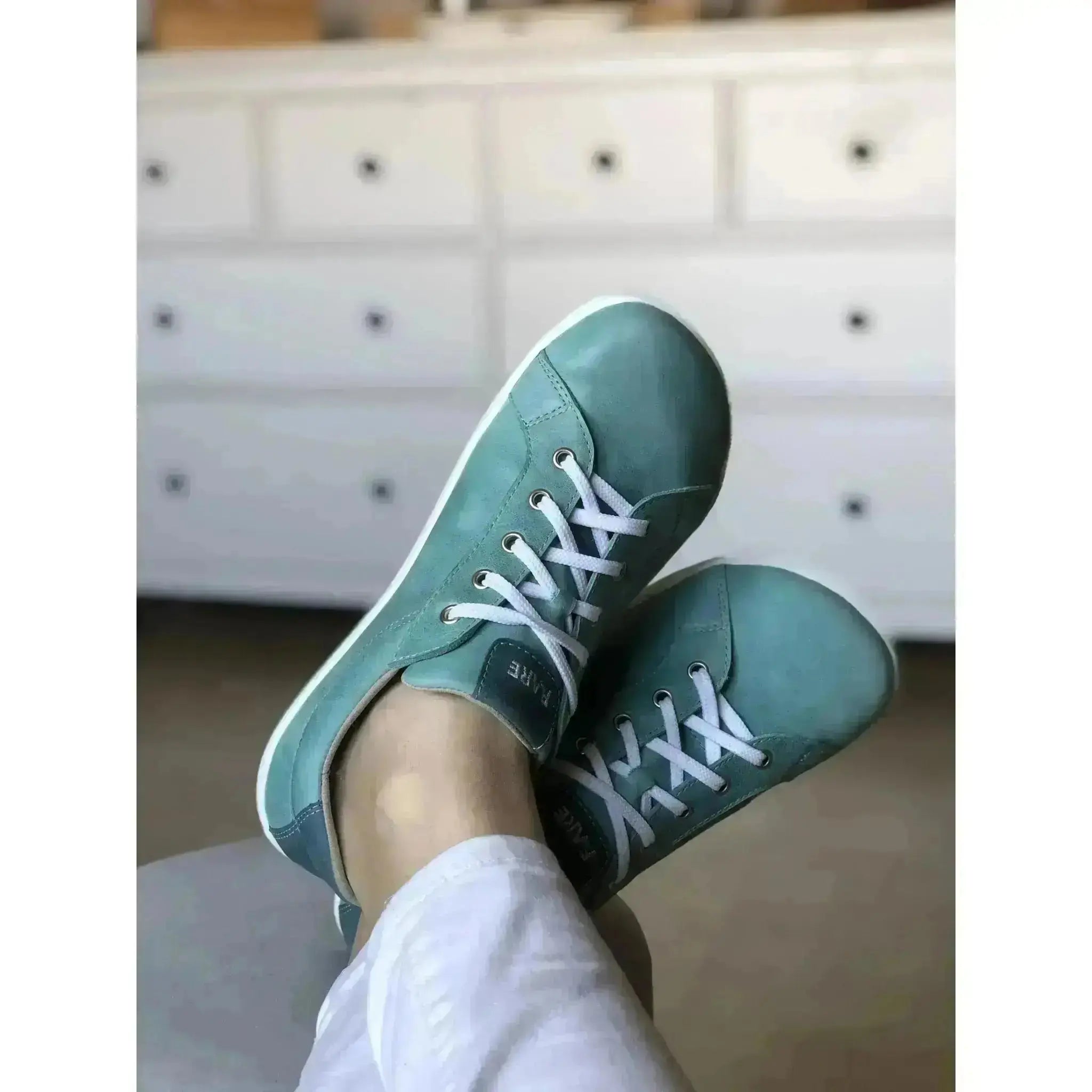 Fare Bare - Elegant Toledo Mint - Zapatillas barefoot de piel unisex
