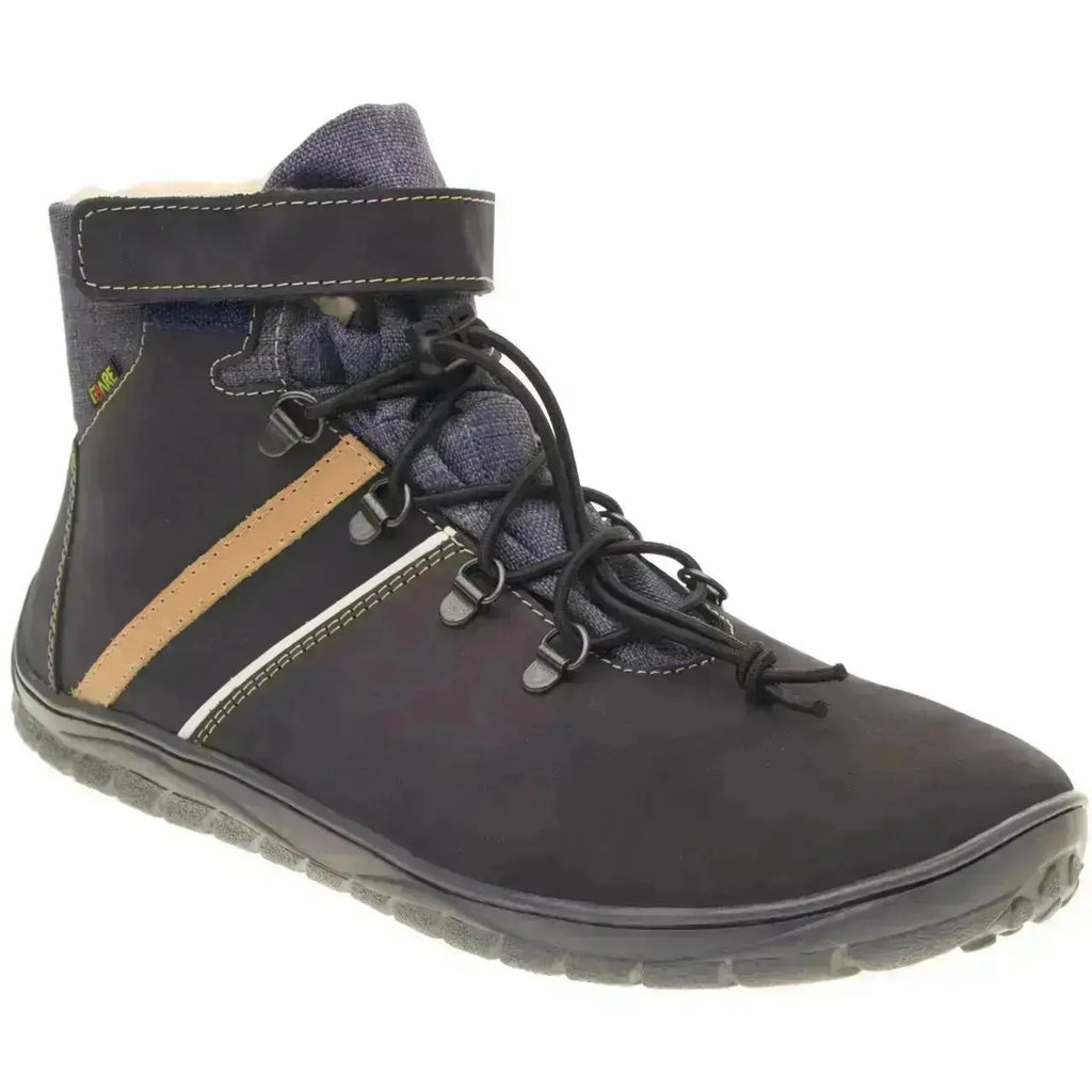 Fare Bare - Fjordky Hiver Imperméable Bleu - Bottines barefoot imperméables d'hiver