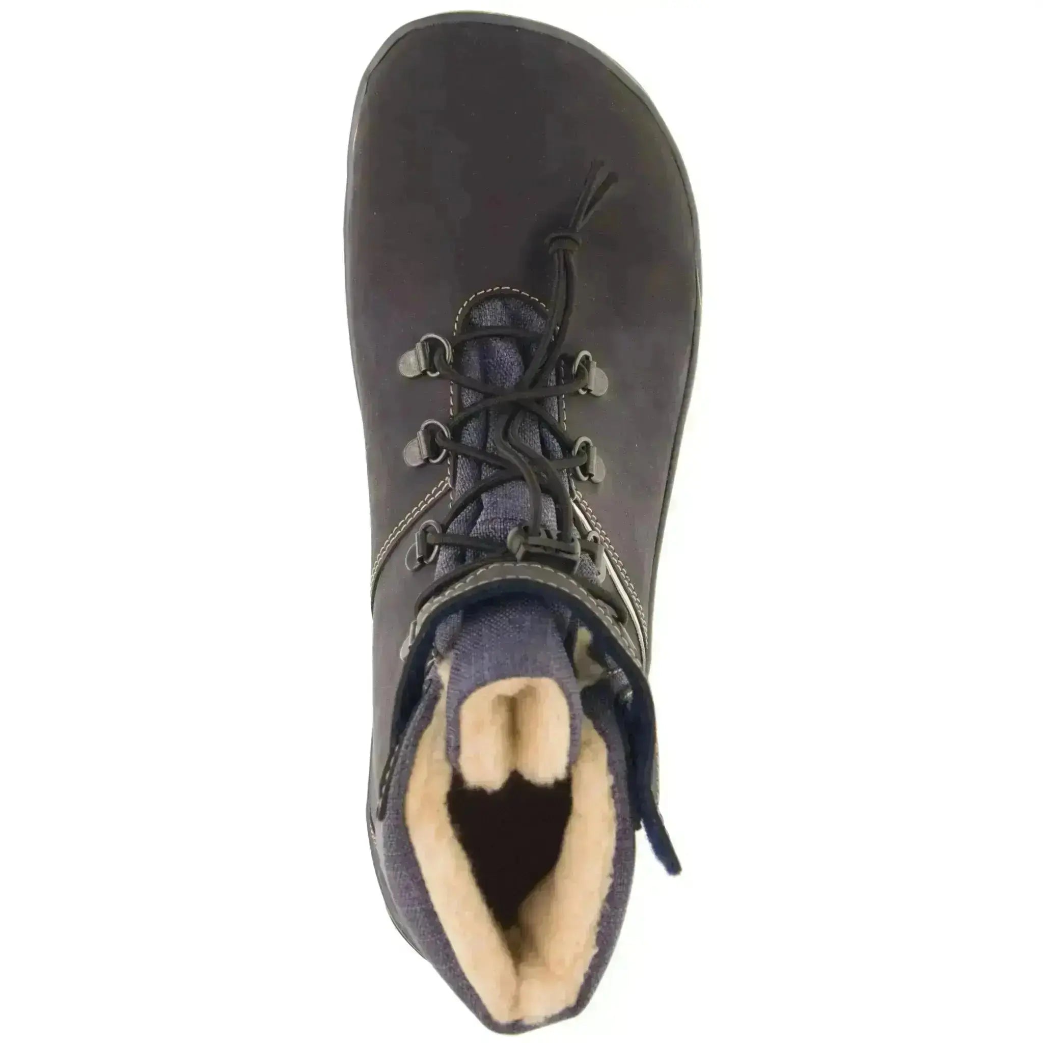 Fare Bare - Fjordky Winter Waterproof Blue - Botines barefoot impermeables calientes unisex