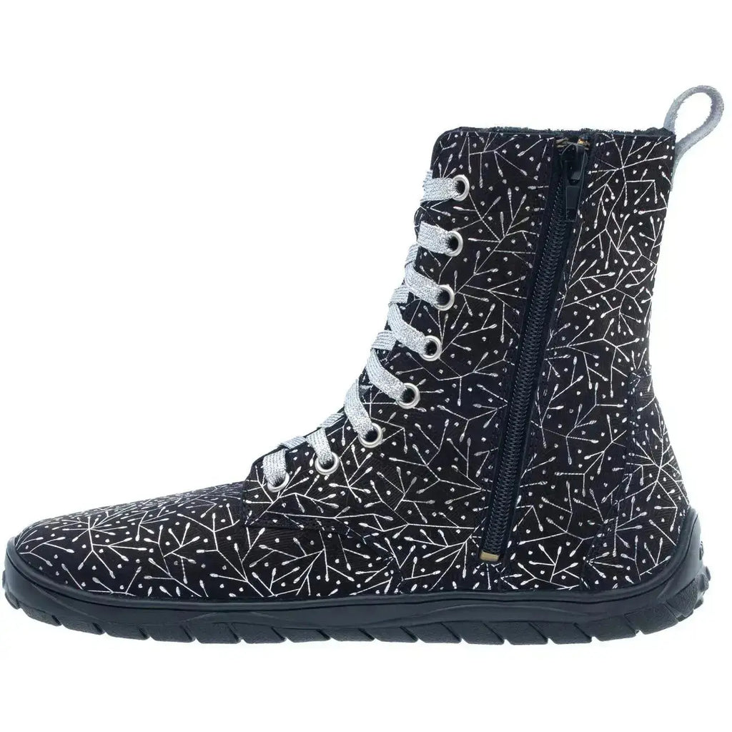 Fare Bare - Freya Winter Shoes Black Nature Ltd. Edition - botas barefoot calientes para mujer