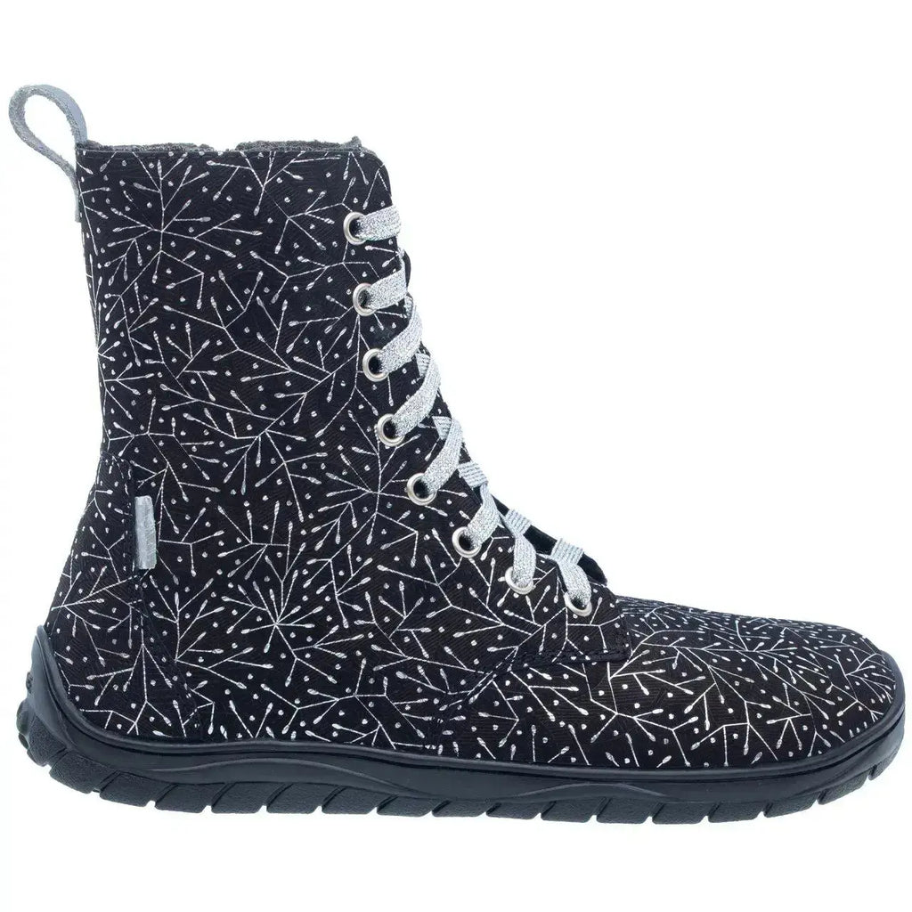 Fare Bare - Freya Winter Shoes Black Nature Ltd. Edition - botas barefoot calientes para mujer
