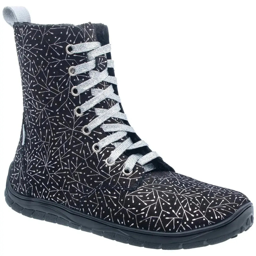 Fare Bare - Freya Winter Shoes Black Nature Ltd. Edition - botas barefoot calientes para mujer