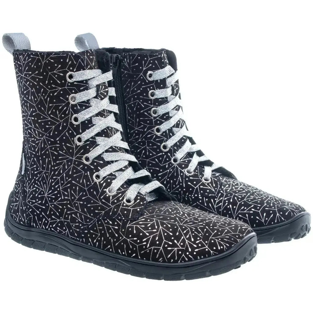 Fare Bare - Freya Winter Shoes Black Nature Ltd. Edition - botas barefoot calientes para mujer