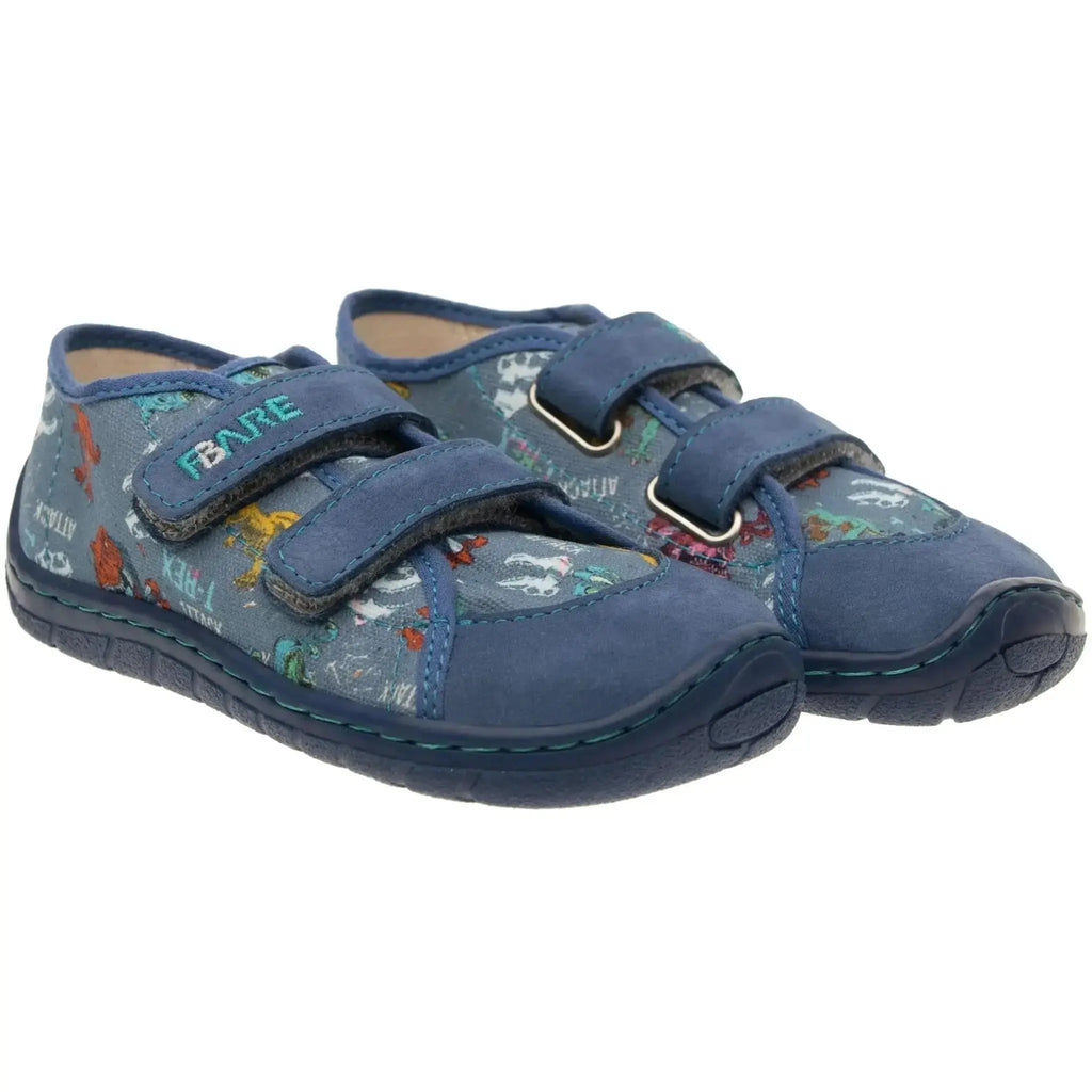 Fare Bare Kids - Serie A Dinosaurios - Lonetas barefoot infantiles