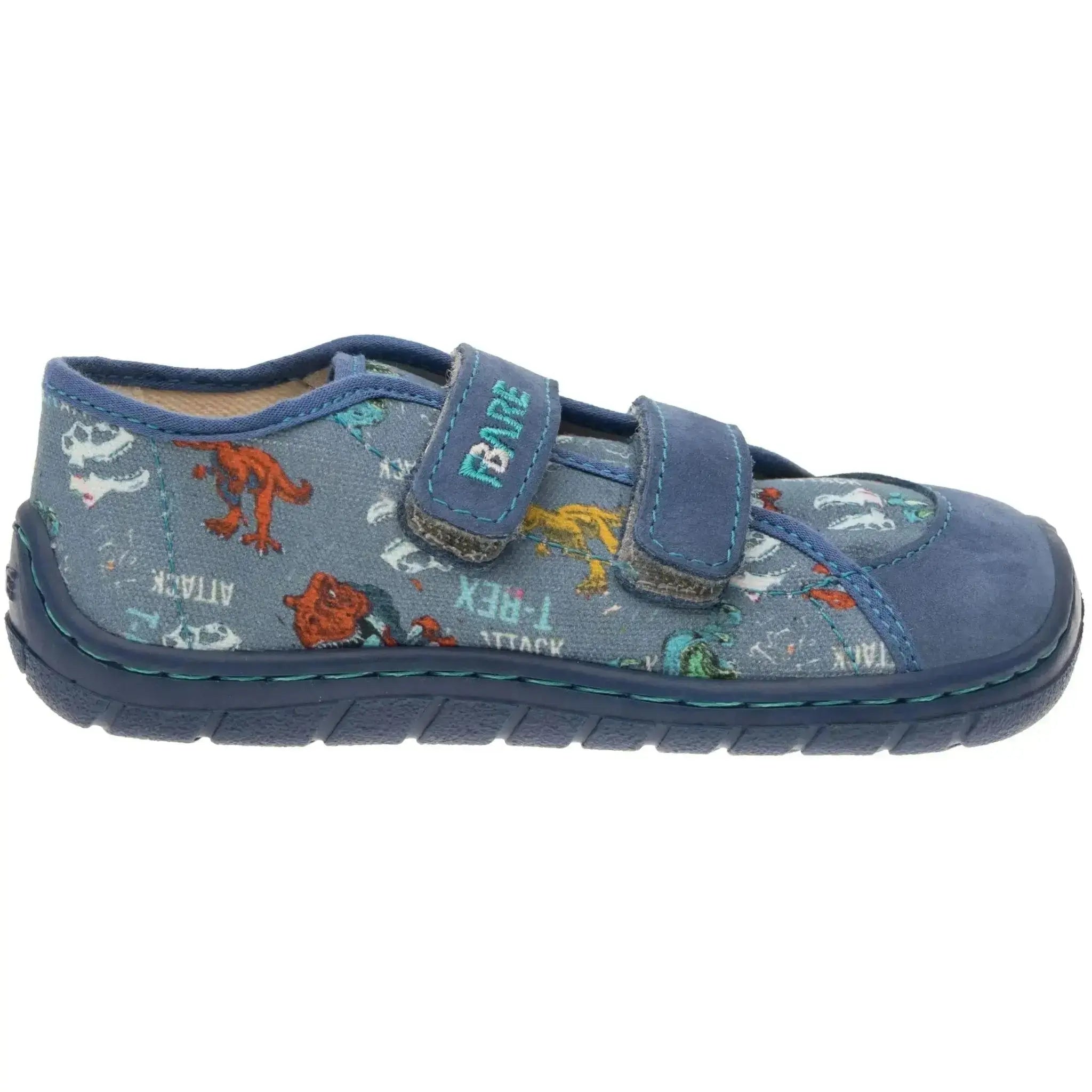 Fare Bare Kids - Serie A Dinosaurios - Lonetas barefoot infantiles