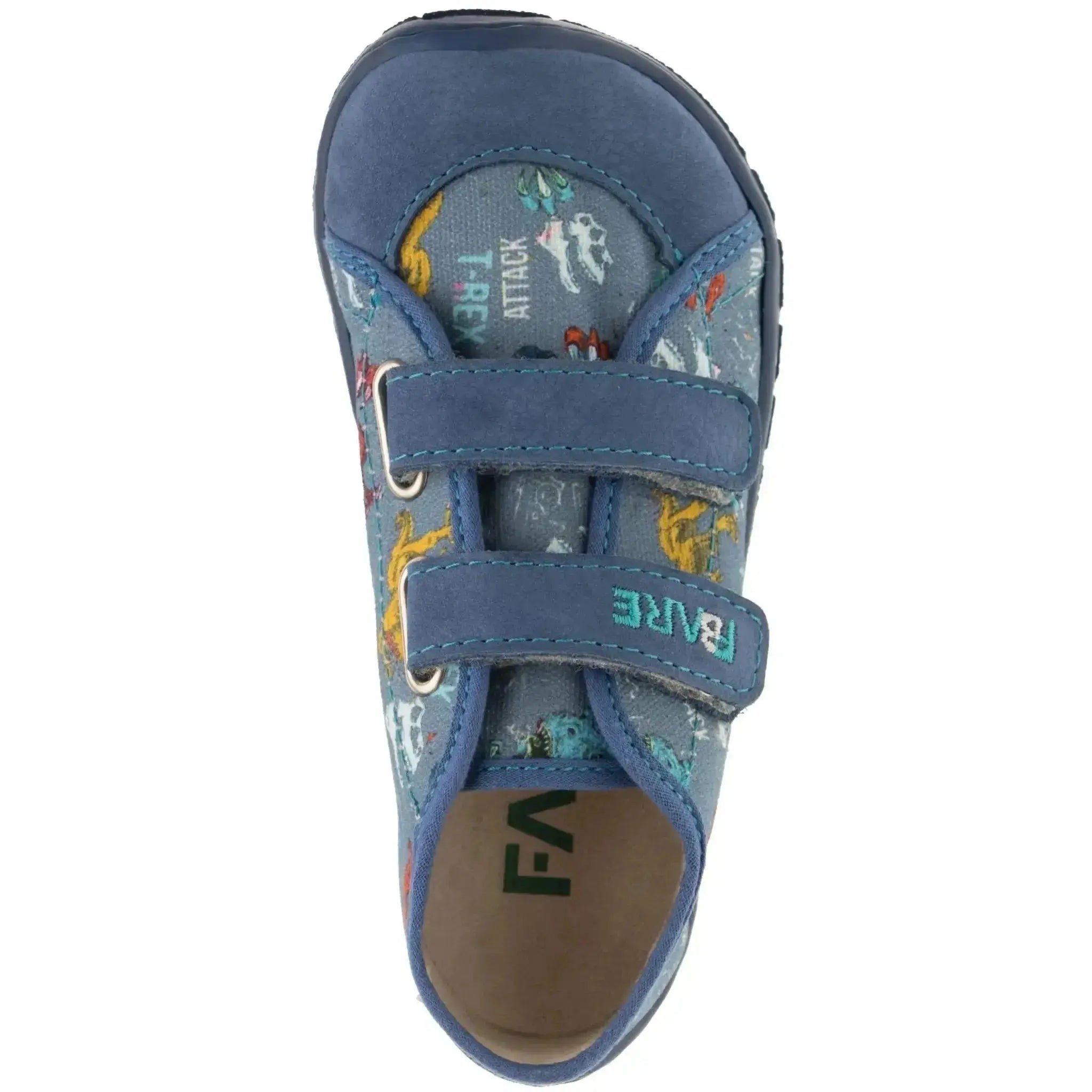 Fare Bare Kids - Serie A Dinosaurios - Lonetas barefoot infantiles