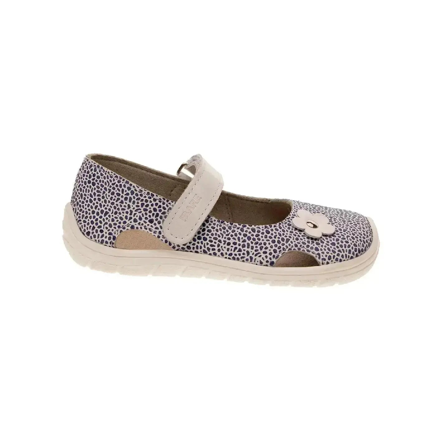 Fare Bare Kids - Summer Ballerina Silver Blue - Bailarinas barefoot infantiles