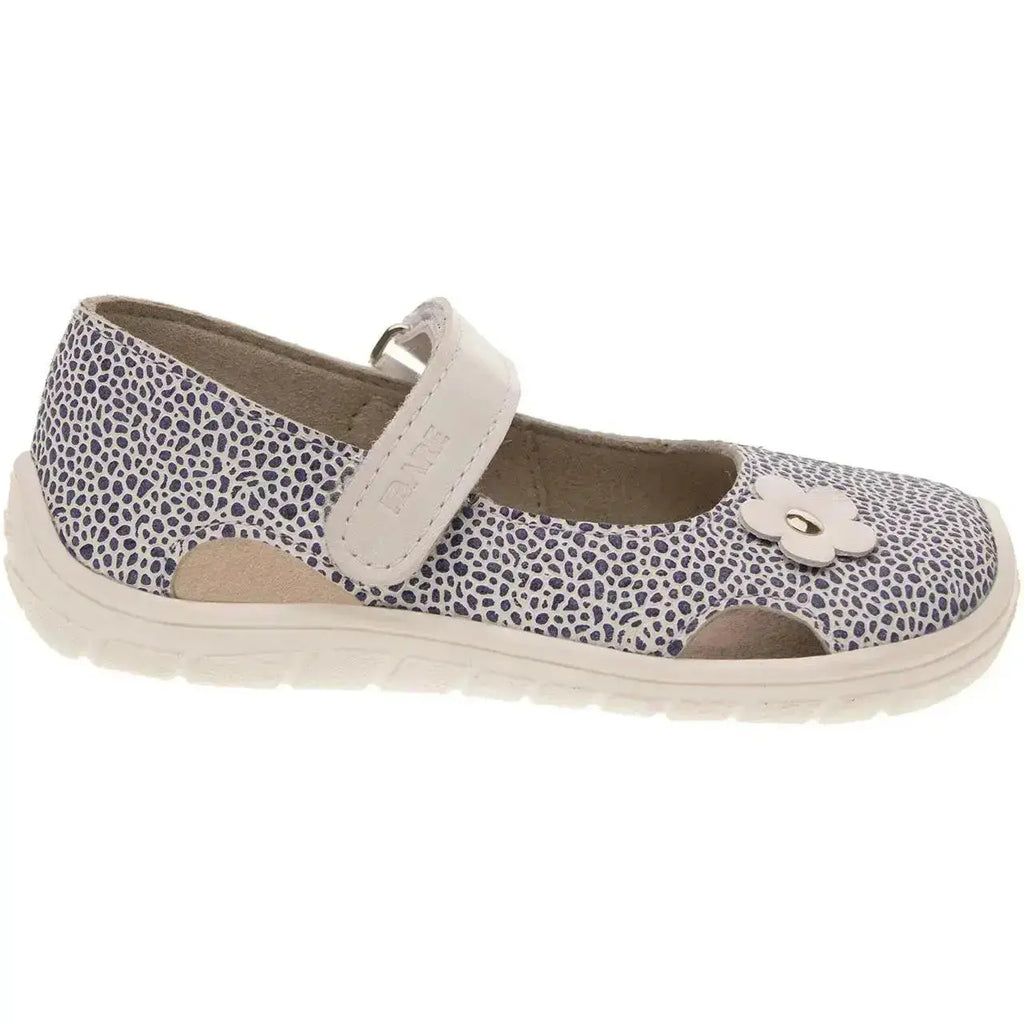 Fare Bare Kids - Summer Ballerina Silver Blue - Bailarinas barefoot infantiles