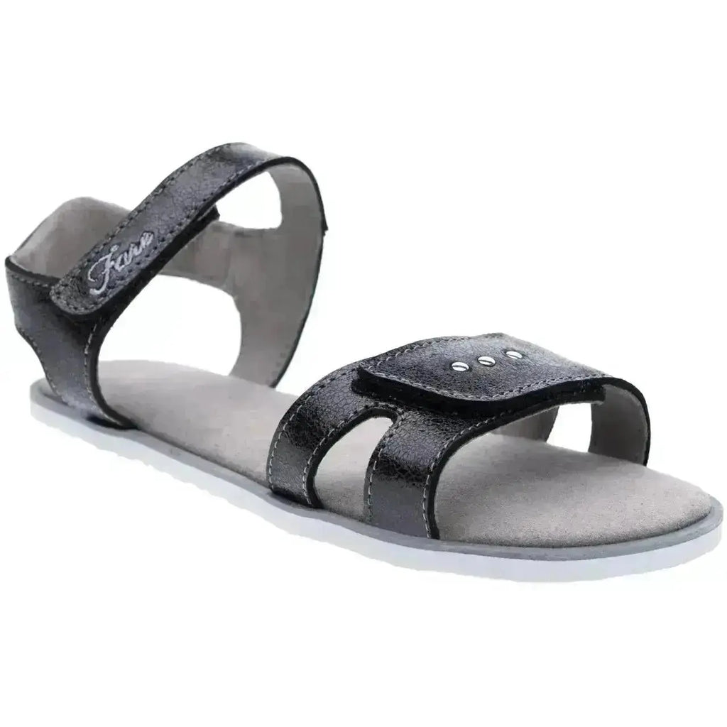 Fare Bare Kids - Chaussures barefoot noires - Sandales barefoot