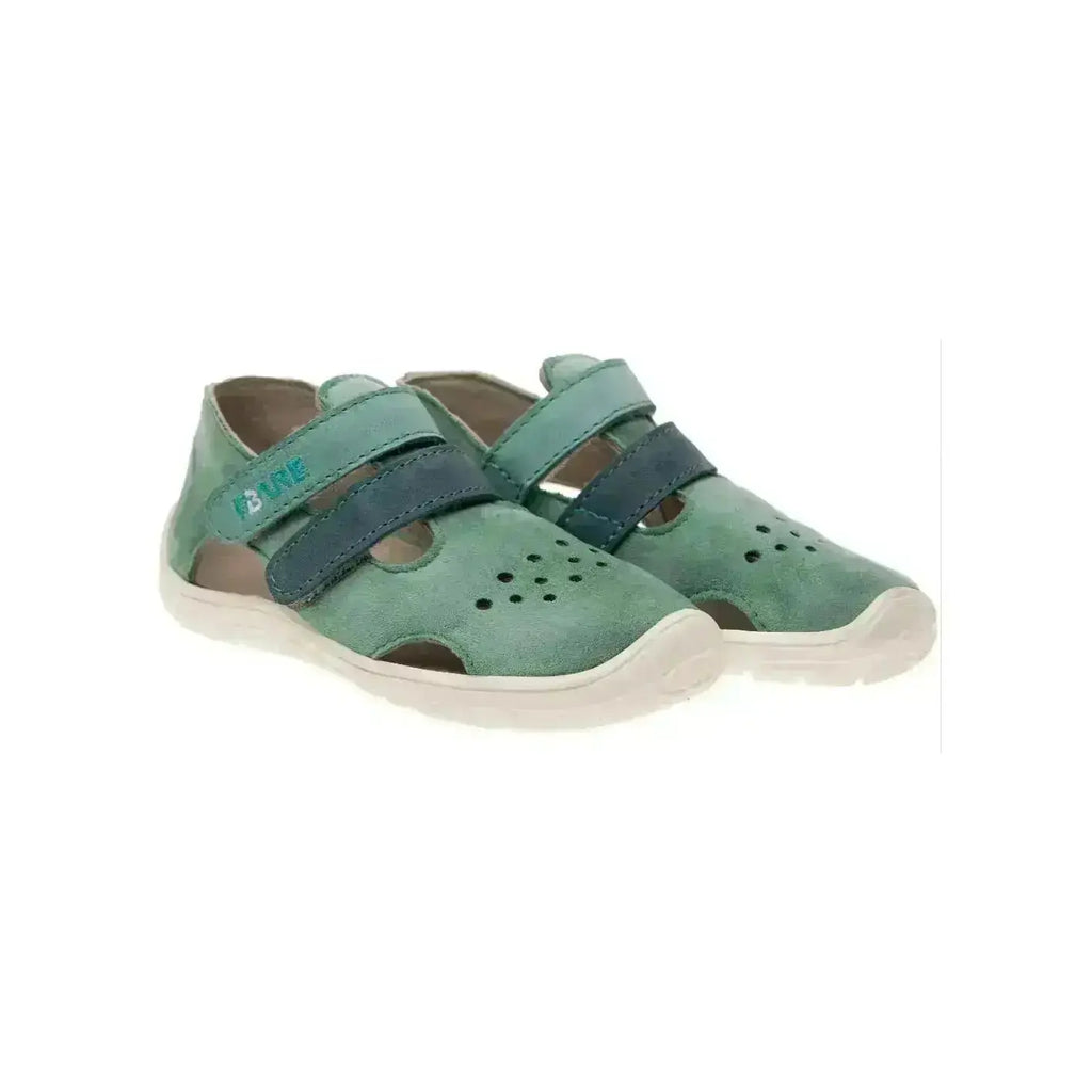 Fare Bare Kids Summer Shoes Green B5464431 - Sandalias barefoot infantiles verde